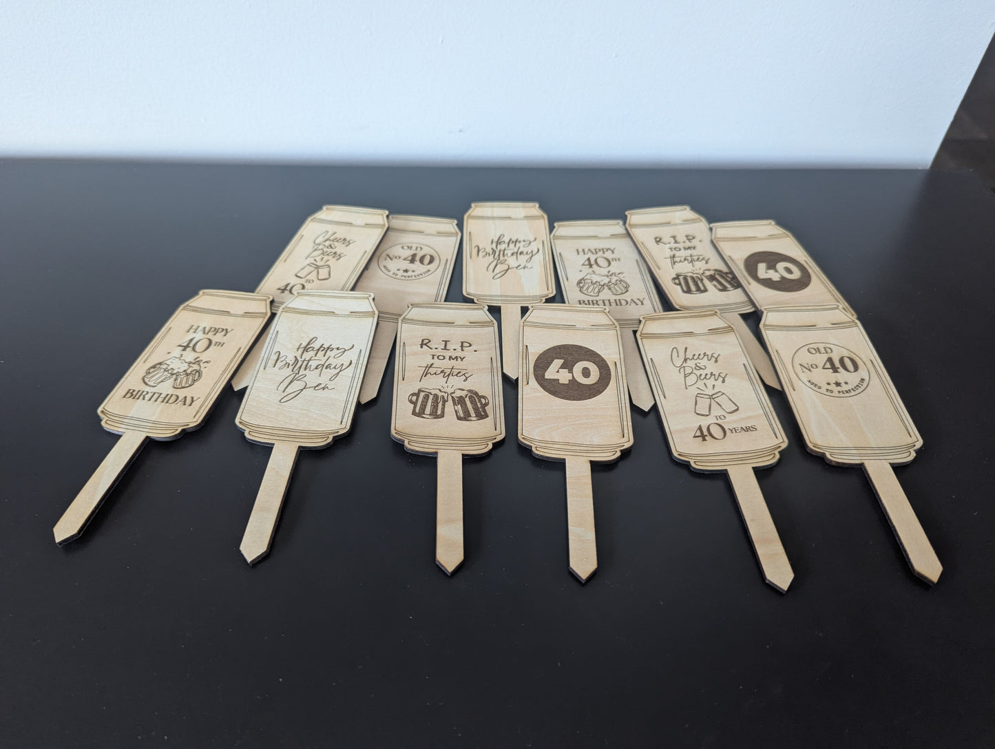 Cheers to 40 Years β Personalized Beer-Themed Party Picks! π»