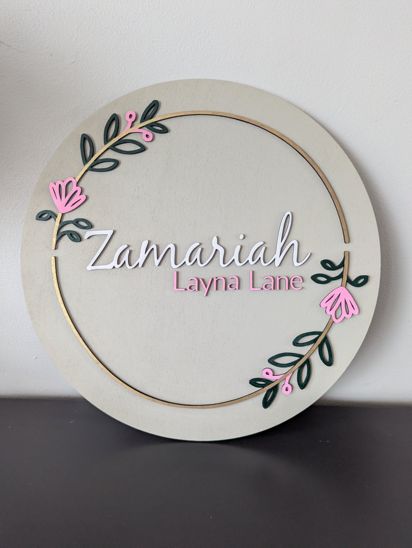 Personalized Wooden Name Signs – A Beautiful Touch for Any Space!