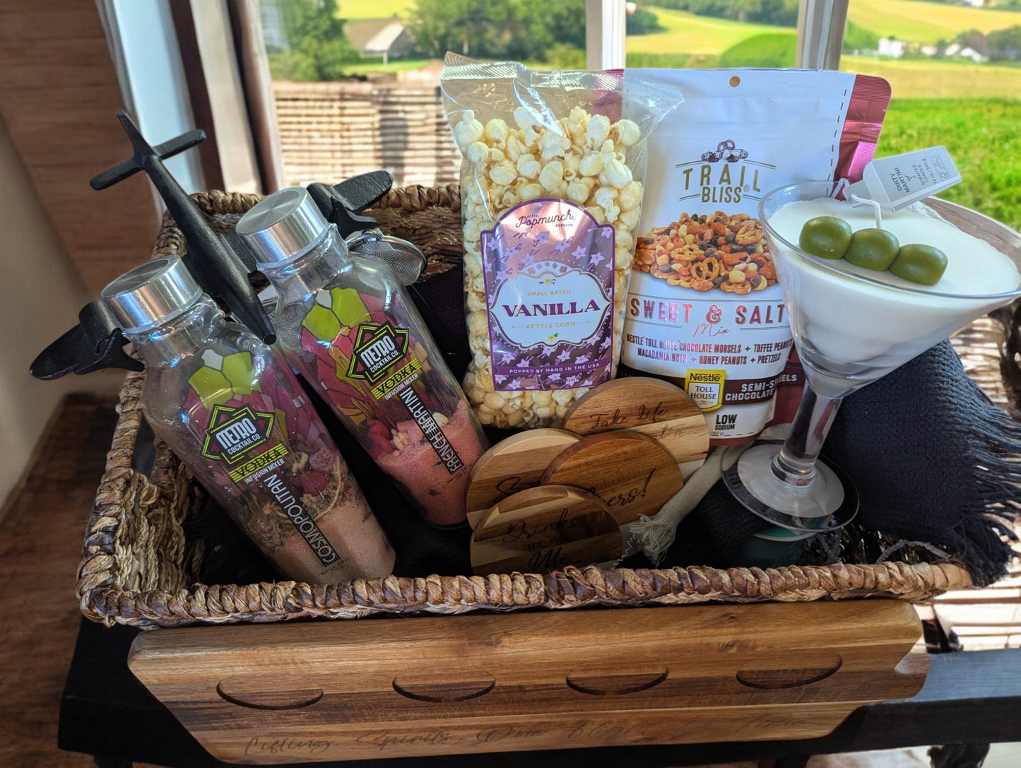 Custom Cocktail Gift Basket – Handcrafted, Thoughtful & Perfect for Any Occasion