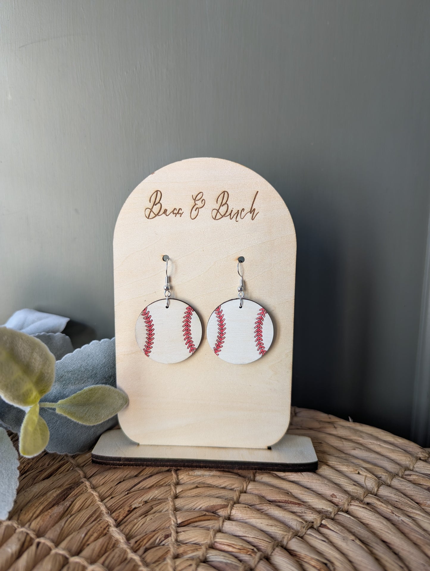 Baseball Stitch Earrings – A Home Run for Any Fan!