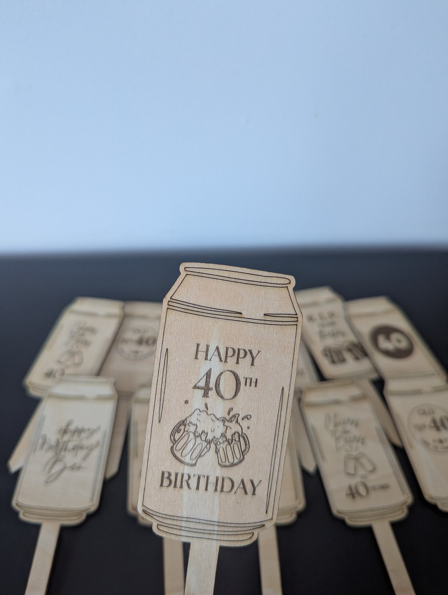 Cheers to 40 Years – Personalized Beer-Themed Party Picks! 🍻