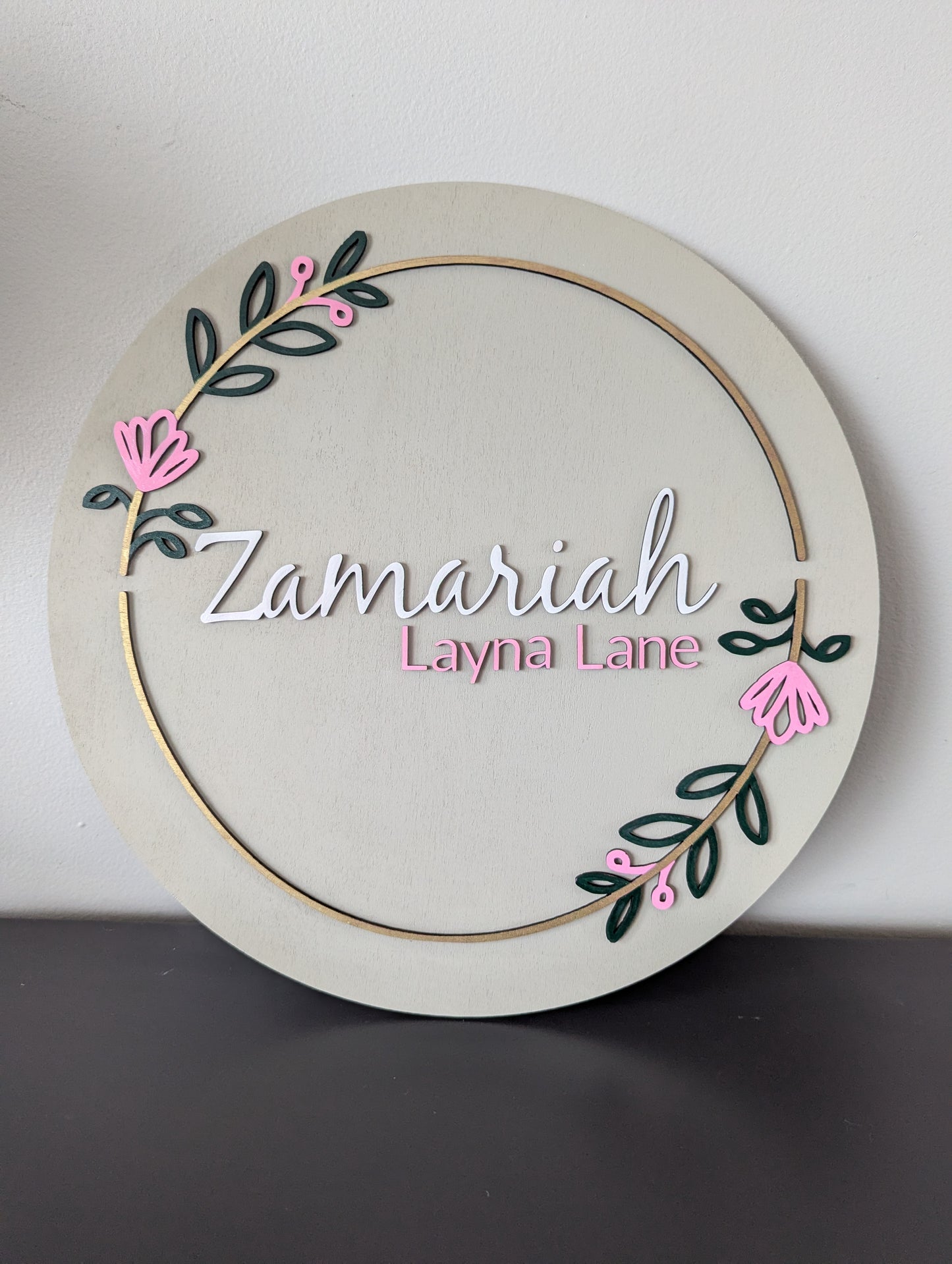 Personalized Wooden Name Signs – A Beautiful Touch for Any Space!