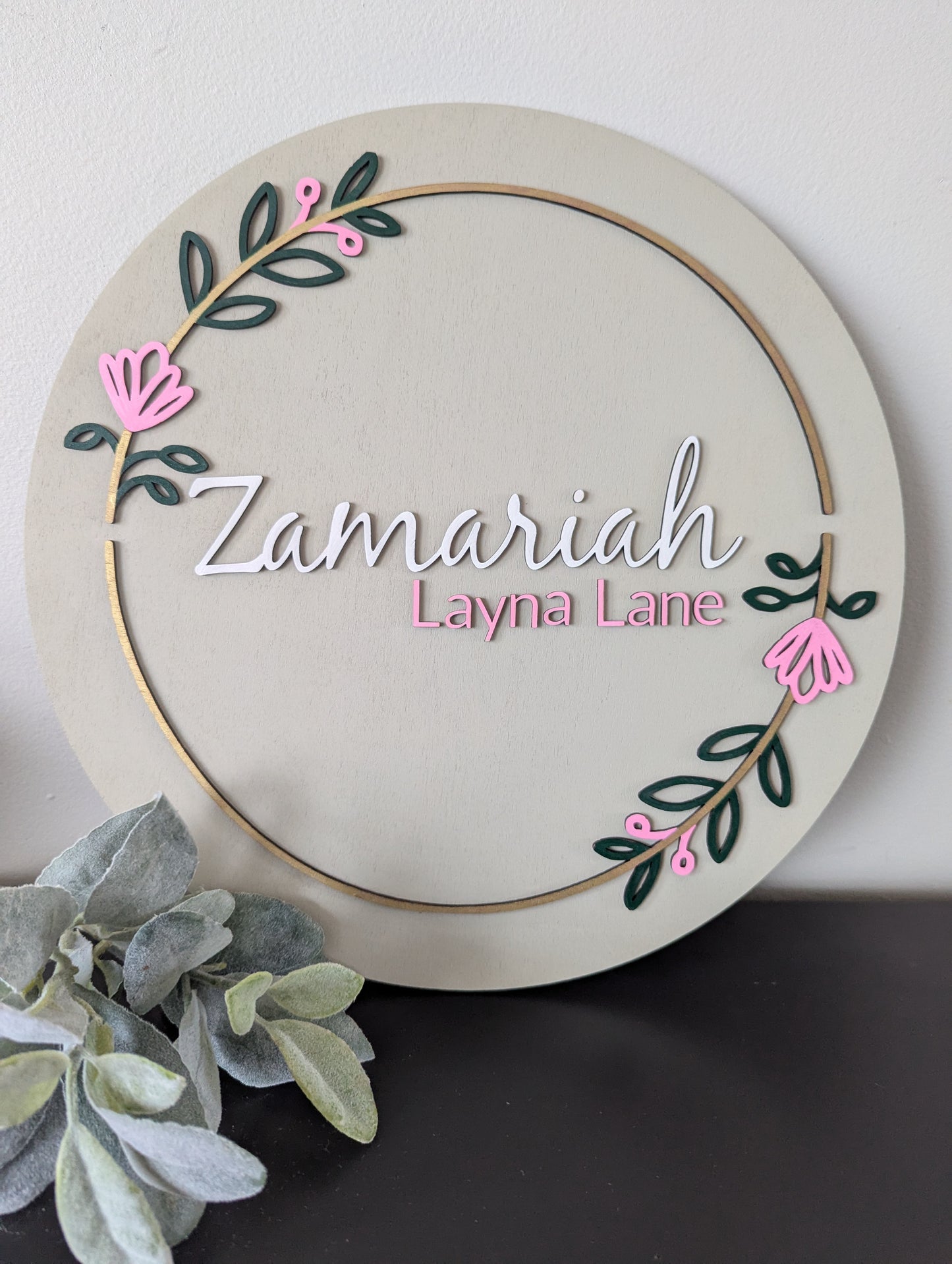 Personalized Wooden Name Signs – A Beautiful Touch for Any Space!