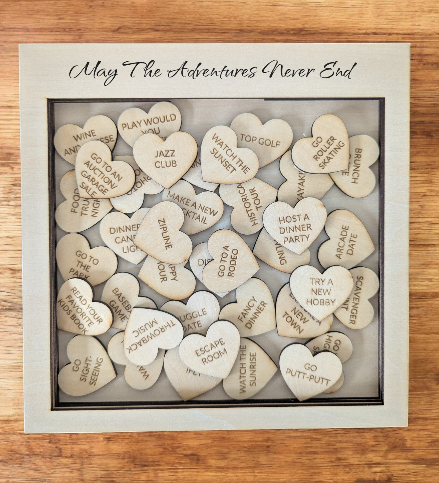 Date Night Token Box - Custom Heart-Shaped Tokens for Fun & Unique Date Ideas