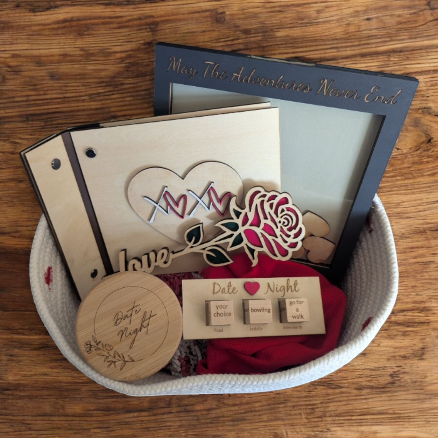 Date Night KC Themed Adventure Basket - A Personalized Collection for Endless Fun & Memorable Moments